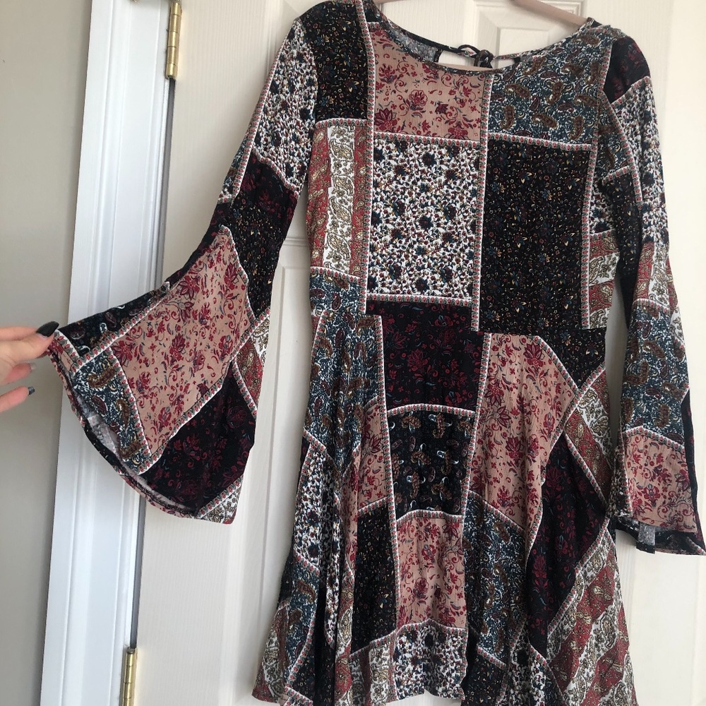 American Eagle Flare Sleeve Mini Dress